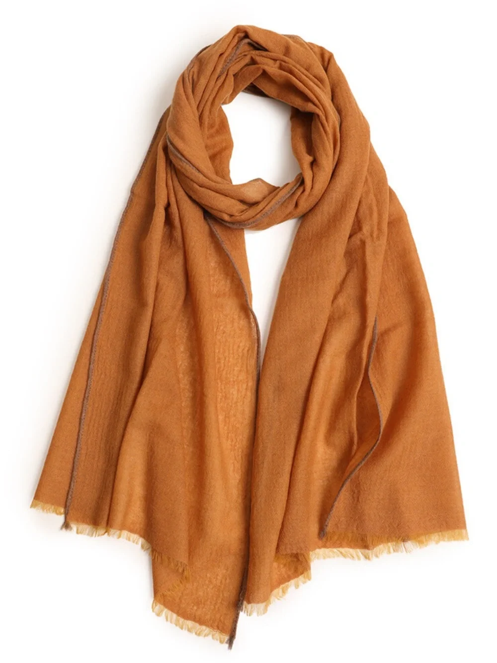 Zara Rust Orange Lightweight Scarf